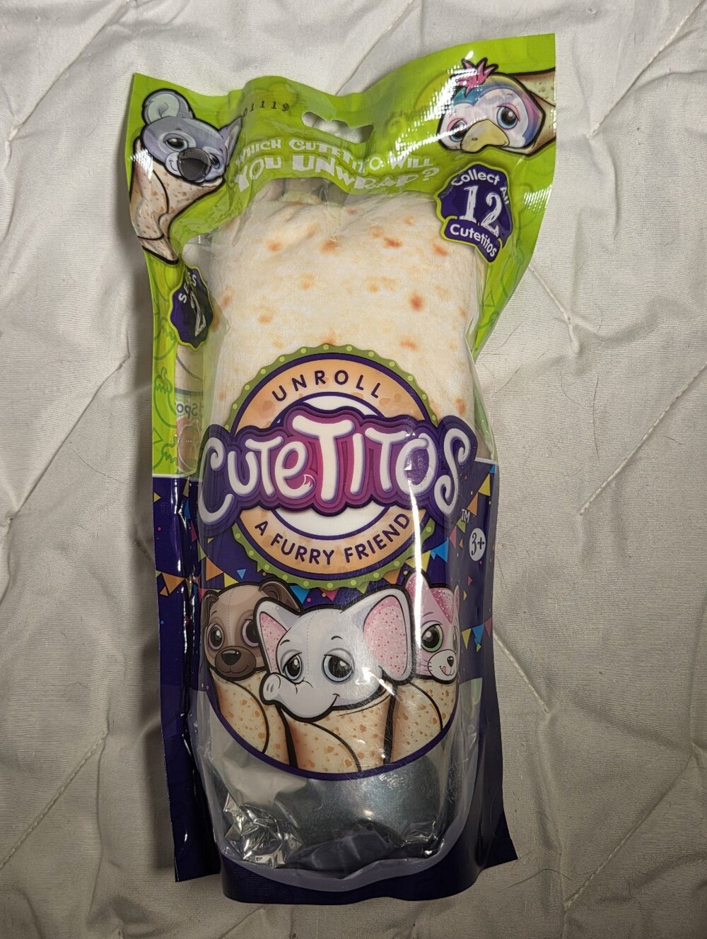Cutetitos Blind Box Plush Series 2 Sealed New Tortilla Wrap Surprise Animal Gift - Picture 1 of 4